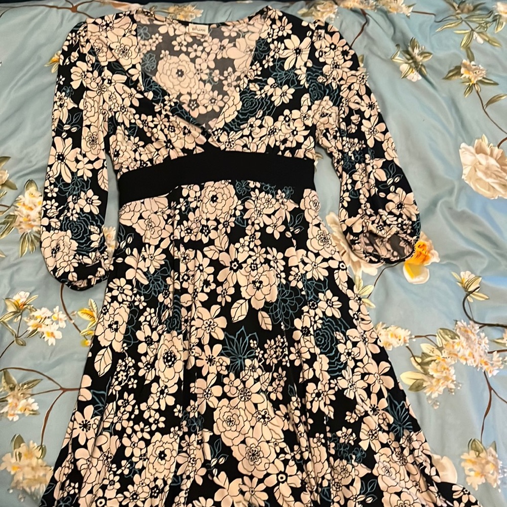 Cheeky Plum Floral Dress Size 16